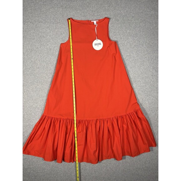 Christopher John Rogers for Target Orange Midi Sleeveless Dress Tiered Size XS - Picture 1 of 9